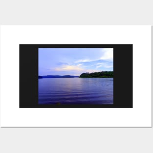 Lake Photography Art, Beautiful Blue Sky & Water Posters and Art